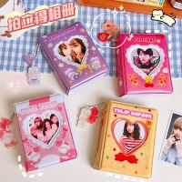 Kawaii Keychain Photocard Binder Photocards Small Photo Album Ornaments for Home Decoration Room Lomo Card Album Photo Holder