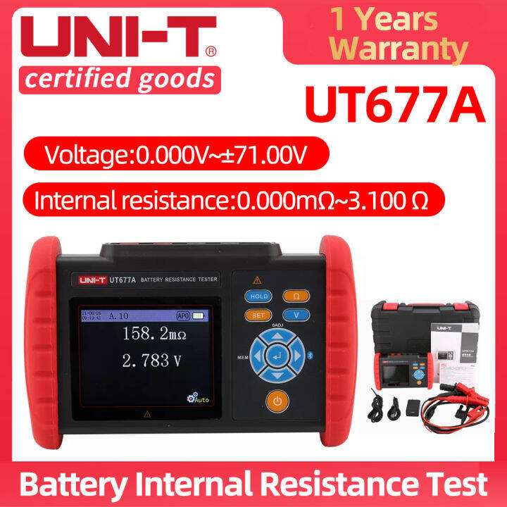 UNIT UT677A Battery Internal Resistance Tester Analyzer is Suitable