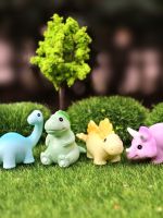 ❀❀ colorful little dinosaur Triceratops resin doll cartoon model trendy blind box toy