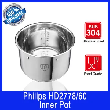 Viva Collection Stainless steel inner pot HD2778/60