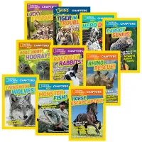 English original American National Geographic Childrens Chapter Book 10 sets National Geographic Kids Chapters English English English extracurricular reading childrens encyclopedia original book