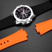 Silicone bracelet for CASIO G-Shock GST-B400 GST-B200 series rubber watchband accessories strap 14mm 16mm Convex wristband belt