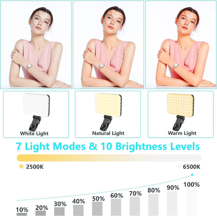 anautin-selfie-light-60-led-2200mah-rechargeable-cell-phone-fill-light-7-modes-10-level-brightness-portable-clip-on-light-for-phone-tablet-laptop-zoom-call-vlog-makeup-tiktok-video-fill-light-selfie-l