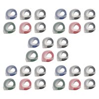 30 Roll Embossing Label Maker Tape 3D Plastic 9mm x 3M Embossing Label Tape White on Black/ Blue/ Red/ Green for Dymo