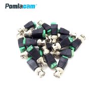 100 CAT5 Coax ไปยังกล้อง CC BNC Video Male Connector Adapter ปลั๊ก BNC สำหรับระบบกล้องวงจรปิดอุปกรณ์เสริม