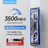 MOVESPEED 3500MB/S SSD Nvme M.2 2280 1TB 2TB โซลิดสเตทไดรฟ์ภายใน256GB PCIE 3.0X4 SSD สำหรับโน็คบุคตั้งโต๊ะฮาร์ดไดรฟ์