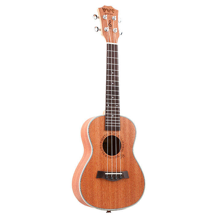 Concert Ukulele 23 Inch Mahogany Acoustic Cutaway Hawaii 4 String Guita For Beginner Lazada