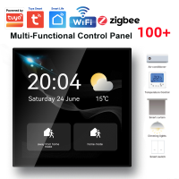 E Life Smart Store Tuya WiFi Intelligent Control Panel Central Control Screen Built-in Zigbee Gateway 4-inch HD Touch LCD 100+ Zigbee Device Can Be Added 100-240VAC Smart Home Control Center