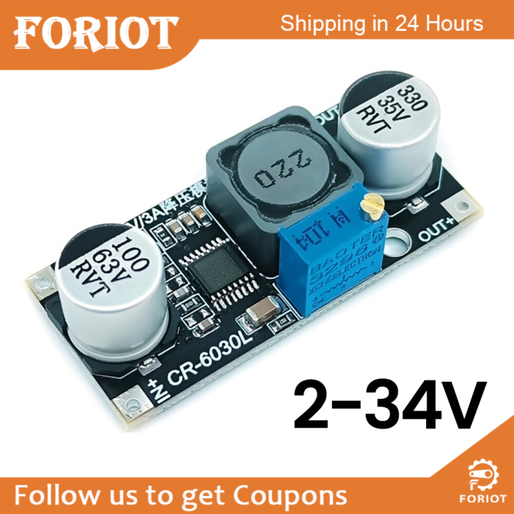 Foriot LM2596 DC to DC High Efficiency Voltage Regulator 12/24 to 12/5