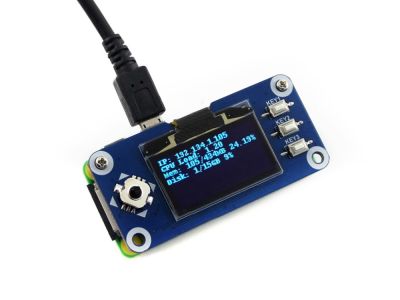 【✆New✆】 fuchijin77 Waveshare 1.3นิ้วจอแสดงผล Oled หมวกสำหรับ Raspberry Pi 128X64พิกเซลพร้อมส่วนต่อประสานตัวควบคุมที่ฝังตัวอยู่/I2c