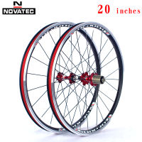 จักรยาน Wheelset 20นิ้ว Novatec A271/F372SB V เบรค451 406 4แบริ่ง7-11speed 20 24H อลูมิเนียมพับล้อ QR