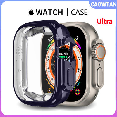 Case สำหรับ Apple Watch Series 8 Pro 49Mm ชุบ TPU ป้องกันกันชนสำหรับ I Watch Apple Watch Series 8 7 41Mm 45Mm ปกกรอบ