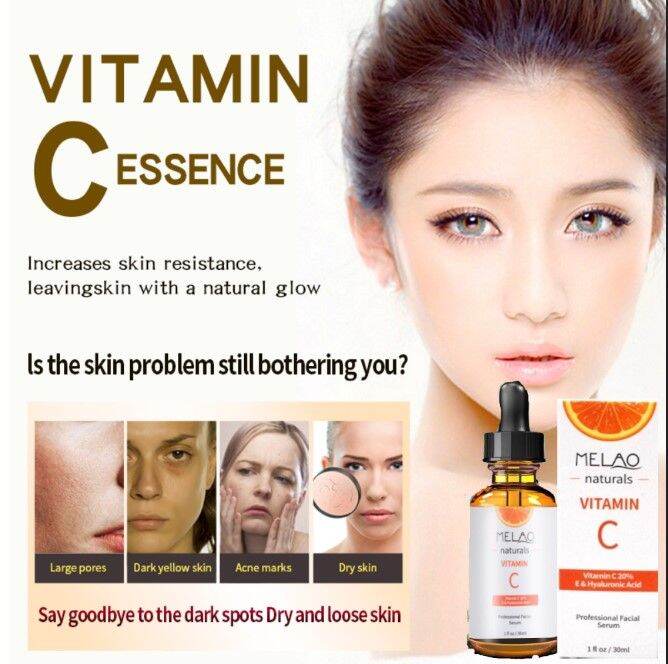 Vitamin C Serum 30ML MELAO VITAMIN C HYALURONIC ACID PROFESSIONAL