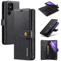 Luxury 2 In 1 Flap Leather Phone Case For Samsung Galaxy S9 S10 5G S20 FE S21 Plus S22 Note 20 Ultra 10 Wallet Card Slot Cover