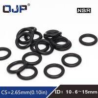 50PCS/lot Rubber Ring NBR Sealing O-Ring 2.65mm Thickness ID10.6/11.2/11.8/12.5/13.2/14/15mm Nitrile O Ring Seal Gasket Rings Gas Stove Parts Accessor