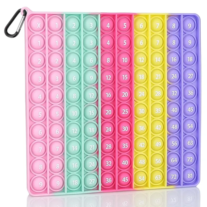 SYMOMOK Popits Fidget Toys Poppers Fidgets Sensory Toy Multiplication