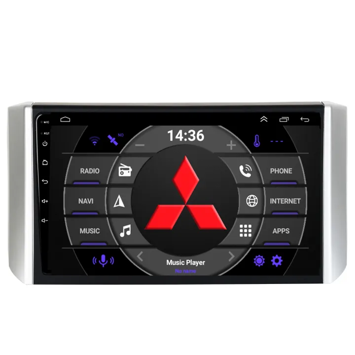 Car Android Head Unit Units Car Stereo with Panel for Mitsubishi
