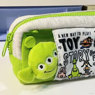 Japan Disney Pouch Makeup Bag Pencil Case - Toy Story Alien Little