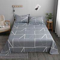 3PCS/Set Soft Skin-Friendly Bed Sheets Pillowcase Bedroom Dormitory Comfortable Brushed Sheet Thick Breathable Sheet