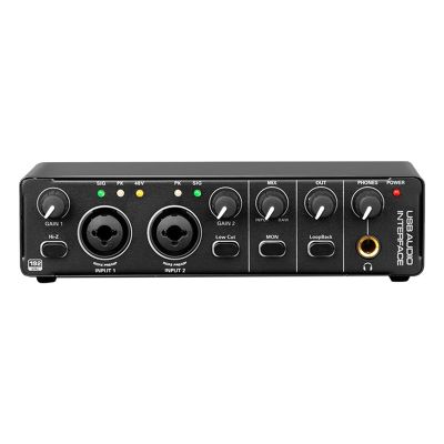 4 Channel Interface Small External Audio Recording Professional Sound Card External Professional Sound Card Recorder Function For Recording Of Singing