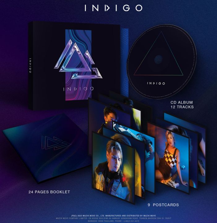 CD Album INDIGO (Booklet+Postcard)