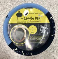 หุ้มพวงมาลัย LITTLE DOG สีฟ้า