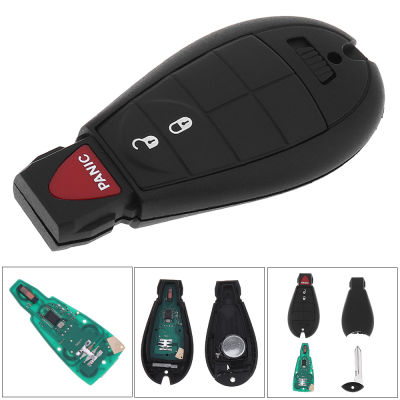 3ปุ่ม433MHz กุญแจสำรองแบบตัดรีโมทคอนโทรล Keyless Entry ที่ห้อยกุญแจ IYZ-C01C M3N5W783X ฮับล้อหน้า Chrysler 2008-2012