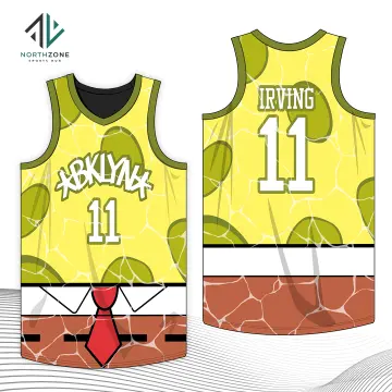 KYRIE IRVING SPONGEBOB JERSEY, BROOKLYN NETS KYRIE IRVING SPONGEBOB FULL  SUBLIMATION