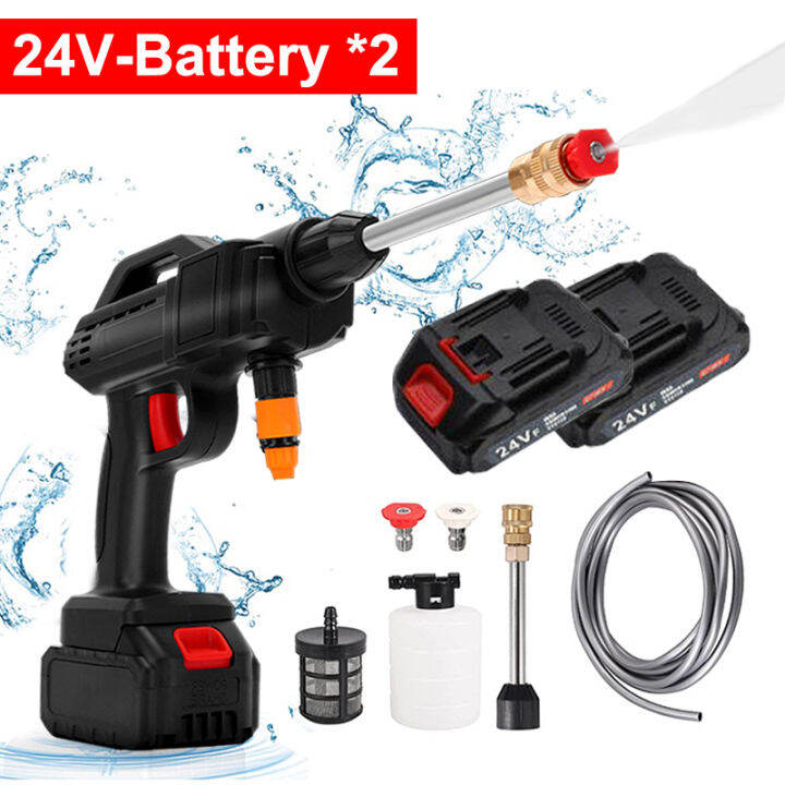 🔥【24 hour shipping】30000mAh Wireless High Pressure Car Washer Portable ...