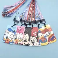 กระเป๋าใส่บัตรประจําตัวประชาชน ลายการ์ตูน Donald Duck Tom and Jerry พร้อมสายคล้อง