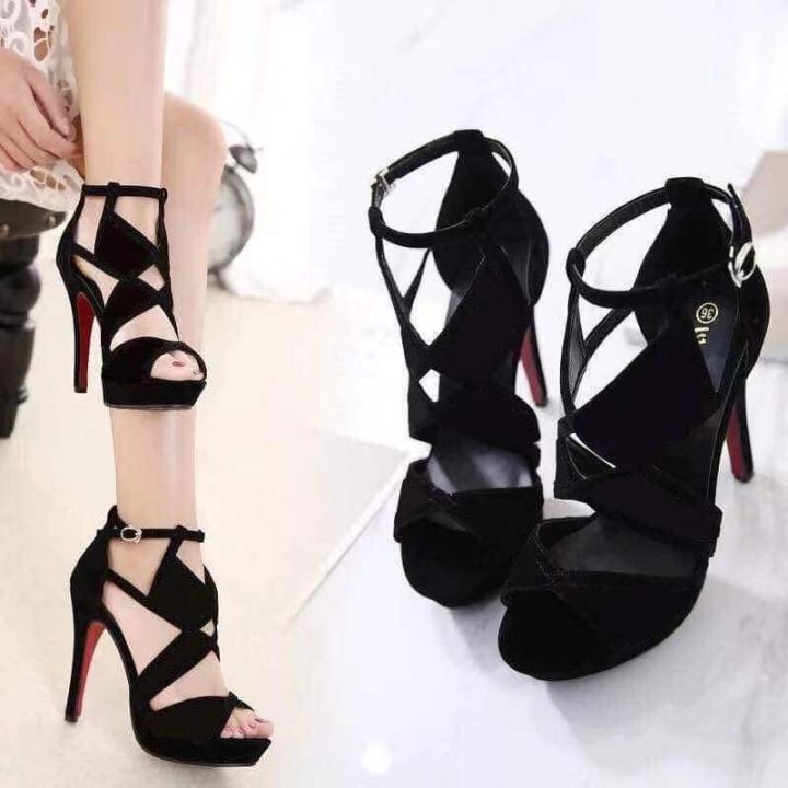 Fashion High Heels Sexy Straps Party Dress Design Summer Women Sandals -  China Wedding Sandals and Dress Sandals price | Made-in-China.com