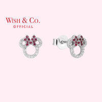 Couture Kingdom DISNEY MINNIE MOUSE CZ STUD EARRINGS