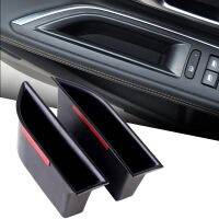 ☋☬♟ 2pcs Car Door Handle Storage Box Tray Cup Holder Interior Panel Handle Inner Side Boxes For Peugeot 5008 3008 GT 2017