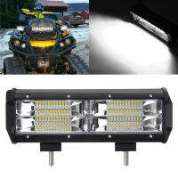 โคมไฟโคมไฟฟลัดไลท์ไฟบาร์ LED 7นิ้ว216W 8D SUV ATV 4WD ออฟโรด