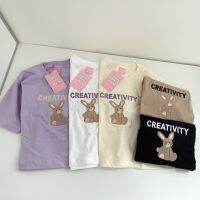 เสื้อครอป ผ้าคอตตอนแท้ งานปัก creativity