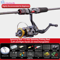 Latutterfly Casting Rod Lure Pole ชุด Baitcasting Reel Super Hard Warped ปากยาวระยะทางโยนเสาทะเลสำหรับผู้เริ่มต้น【cod】