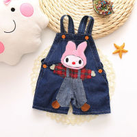 IENENS Summer 1PC Kids Baby Girls Jumper Clothes Clothing Short Trousers Toddler Infant Pants Denim Shorts Jeans Overalls Dungarees 1 2 3 Years