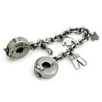 Pinned Up OHM Beads Silver 925 Charm  Safety Chains เครื่องประดับ เงิน บีด เชฟตี้เชน