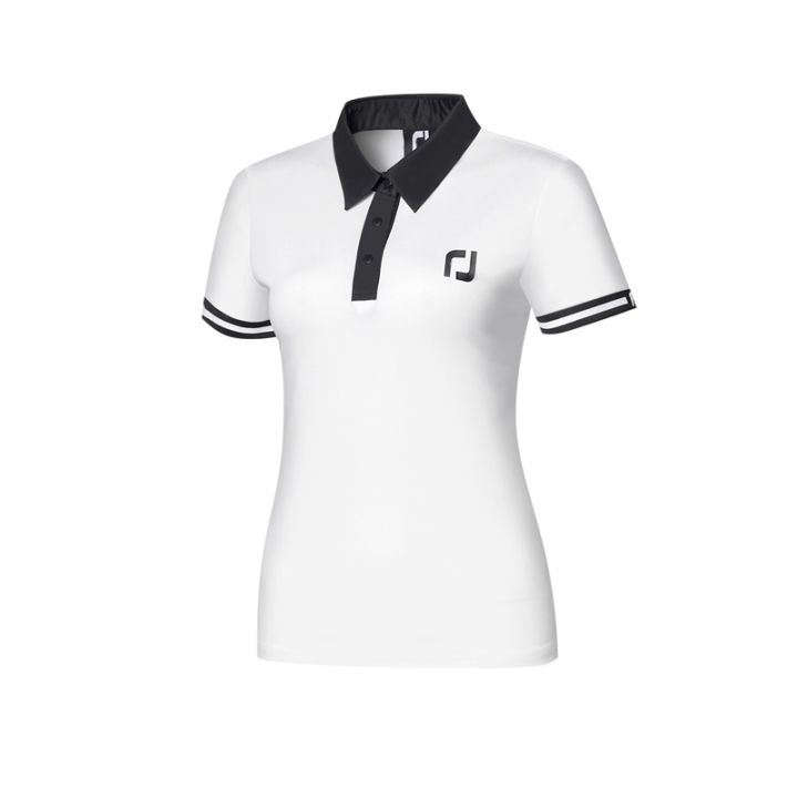 anew-pearly-gates-southcape-mizuno-honma-taylormade1-summer-new-golf-womens-clothing-short-sleeved-t-shirt-breathable-perspiration-golf-jersey-slim-top-polo-shirt