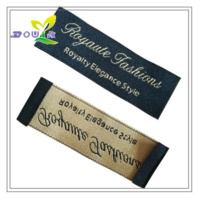 Customized Fabric Labels For Zipper Puller Custom Personalized Woven Label Garment Tag With Own Logo Sew Name Tags For Clothing