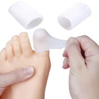 ∋♛㍿ 2pcs/set Finger Toe Protector Silicone Gel Cover Cap Pain Relief Preventing Blisters Corns Nail Tools Foot Care Toe Separators