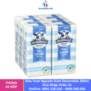 Thùng 24 Hộp Sữa Tươi DEVONDALE Nguyên Kem 200ml - Sữa Nhập Nội Địa Úc