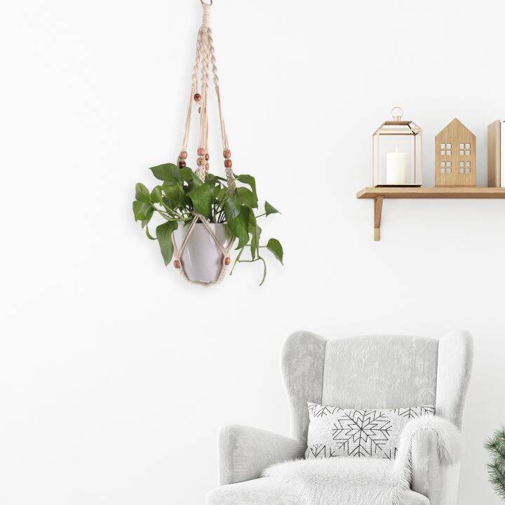 like-activities-handmade-planter-pot-net-bag-cotton-ropehanging-basket-home-balcony-courtyard-พืชสวน