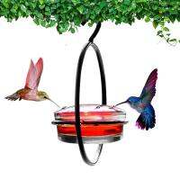 Hummingbirds Feeder Heavy Duty Circular Shaped Humming Birds Feeders Ant Proof &amp; Leakproof Bird Feeding Station สำหรับ Hummingbirds