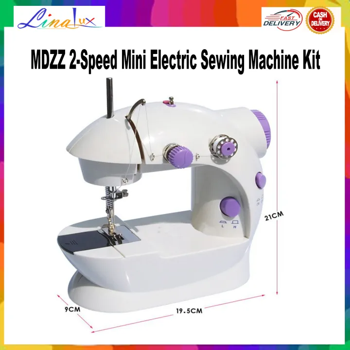 MDZZ 2Speed Mini Electric Sewing Machine Kit Lazada PH