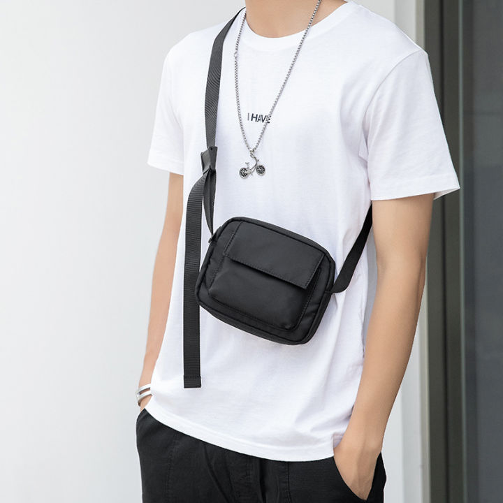 Men's Crossbody Bag, Simple Casual Mini Crossbody Pack Cell Phone