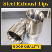 FREE SHIPPING: Newest Style stainless steel universal exhaust system end +car exhaust tip 1 piece