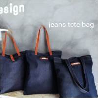 timmy house jeans bag กระเป๋ายีนส์วินเทจ Tote Bag ไอเทมใหม่ สาวกยีนส์พลาดได้ไง! กับกระเป๋ายีนส์ทรง Tote Bag งานยีนส์ตัดเย็บเรียบร้อย