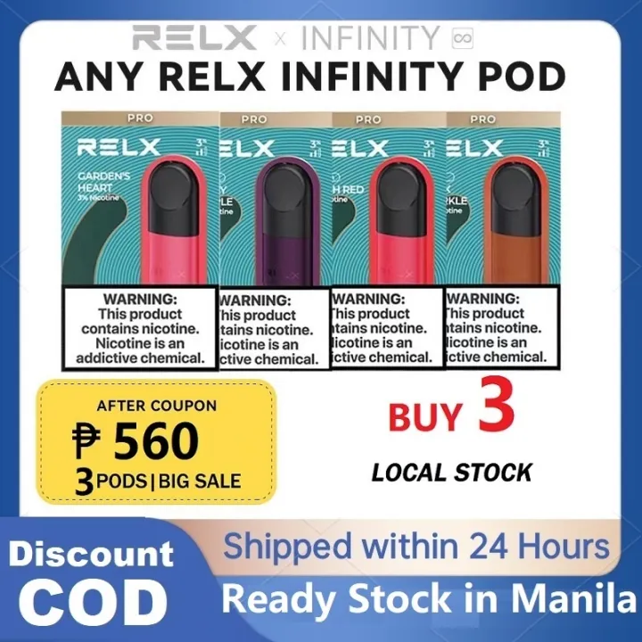 Relx Infinity Pro Pods Buy Any Pods Promo For Relx The Win Vape Depot Philippines