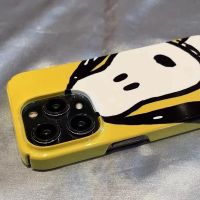 เคสไอโฟน13pro max หรู เคสมือถือ Snoopy iPhone14ProMax Apple 13 ฟิล์ม 11 เคสแข็ง 12mini หญิง 78plus ใหม่